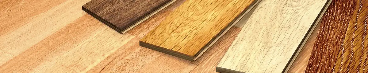 Cork floor boards close-up in Anchorage, AK
